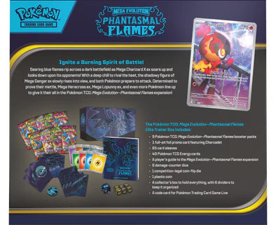 ***Pre-Order Pokemon Mega Evolution - Phantasmal Flames Elite Trainer Box *CONTACT STORE TO PRE-ORDER*