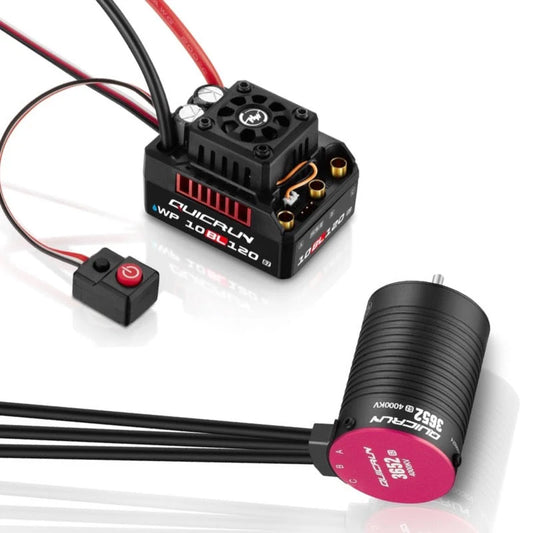 Hobbywing QUICRUN WP 10BL120 G2 Combo (Sensorless) 3250KV