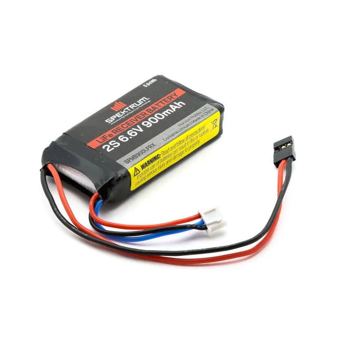 Spektrum 6.6V 900mAh 2S LiFe Receiver Battery: Universal Receiver