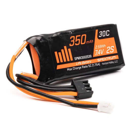 Spektrum RC 2S 30C LiPo Battery Pack w/PH 2.0 (7.4V/350mAh)