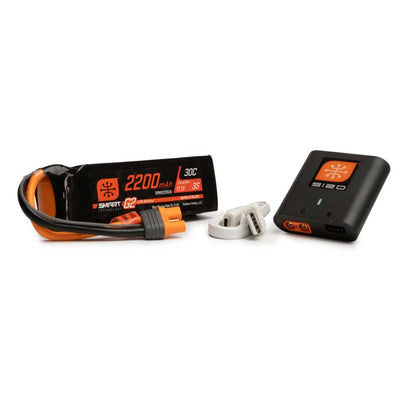 Spektrum - Smart Powerstage Air Bundle: 850/2200/4000mAh 3S G2 LiPo Battery / S120 Charger