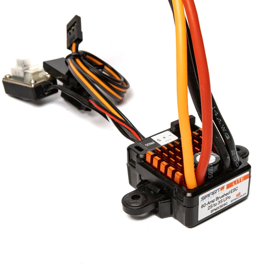 Spektrum Firma 60A Lite Brushed Smart ESC, 2S-3S: IC3