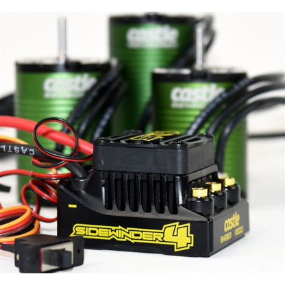 Castle - Sidewinder 4 ESC SCT Edition 1410 Motor Combo