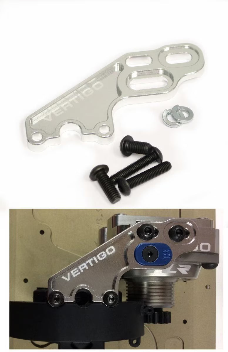 Vertigo Center Diff Brace for Losi 5ive-T/5ive-B - Silver