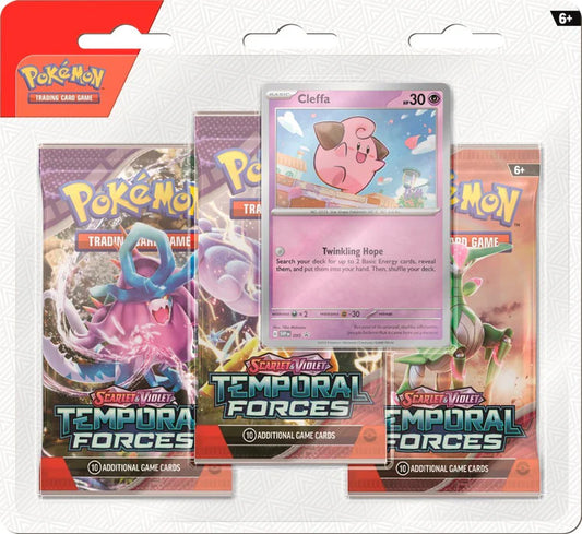 Pokemon Scarlet & Violet - Temporal Forces 3-Pack Blister