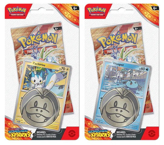 Pokemon SV8 Surging Sparks Checklane Blister