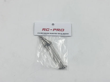 RC Pro 1/12 Wikked Brushless Metal CVD Driveshafts WIK28