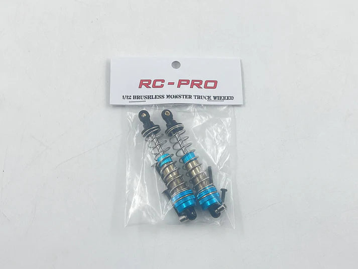 RC Pro 1/12 Wikked Brushless Upgraded Metal Oil Filled Shocks WIK32