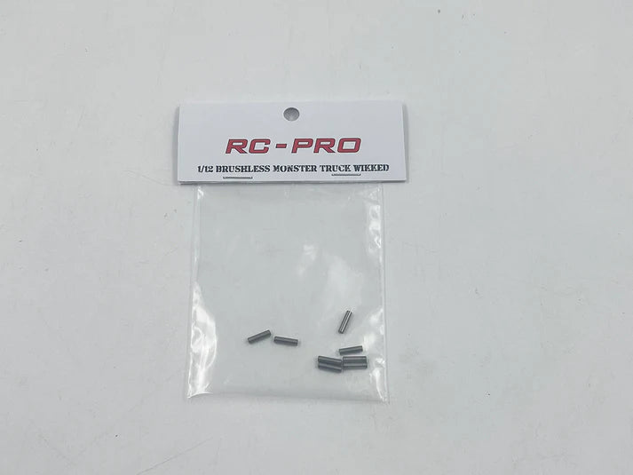 RC Pro 1/12 Wicked Brushless Suspension Pins 2.5x10 (8) WIK66