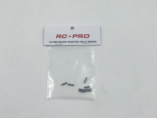 RC Pro 1/12 Wicked Brushless Suspension Pins 2.5x10 (8) WIK66