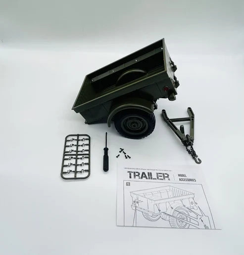 RC PRO 1:10 R/C Willys Jeep Trailer