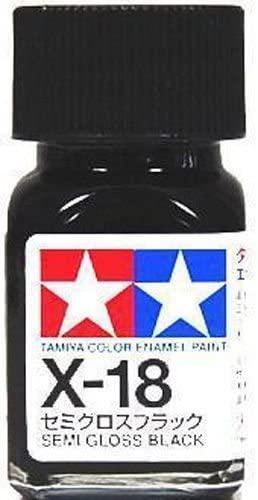 Tamiya Enemal Paint EX-18 Semi Gloss Black