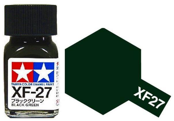 Tamiya Enemal Paint XF-27 Black Green