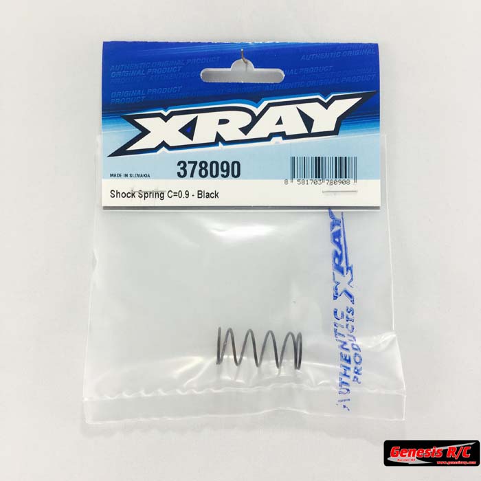 XRAY Shock Spring C=0.9 Black