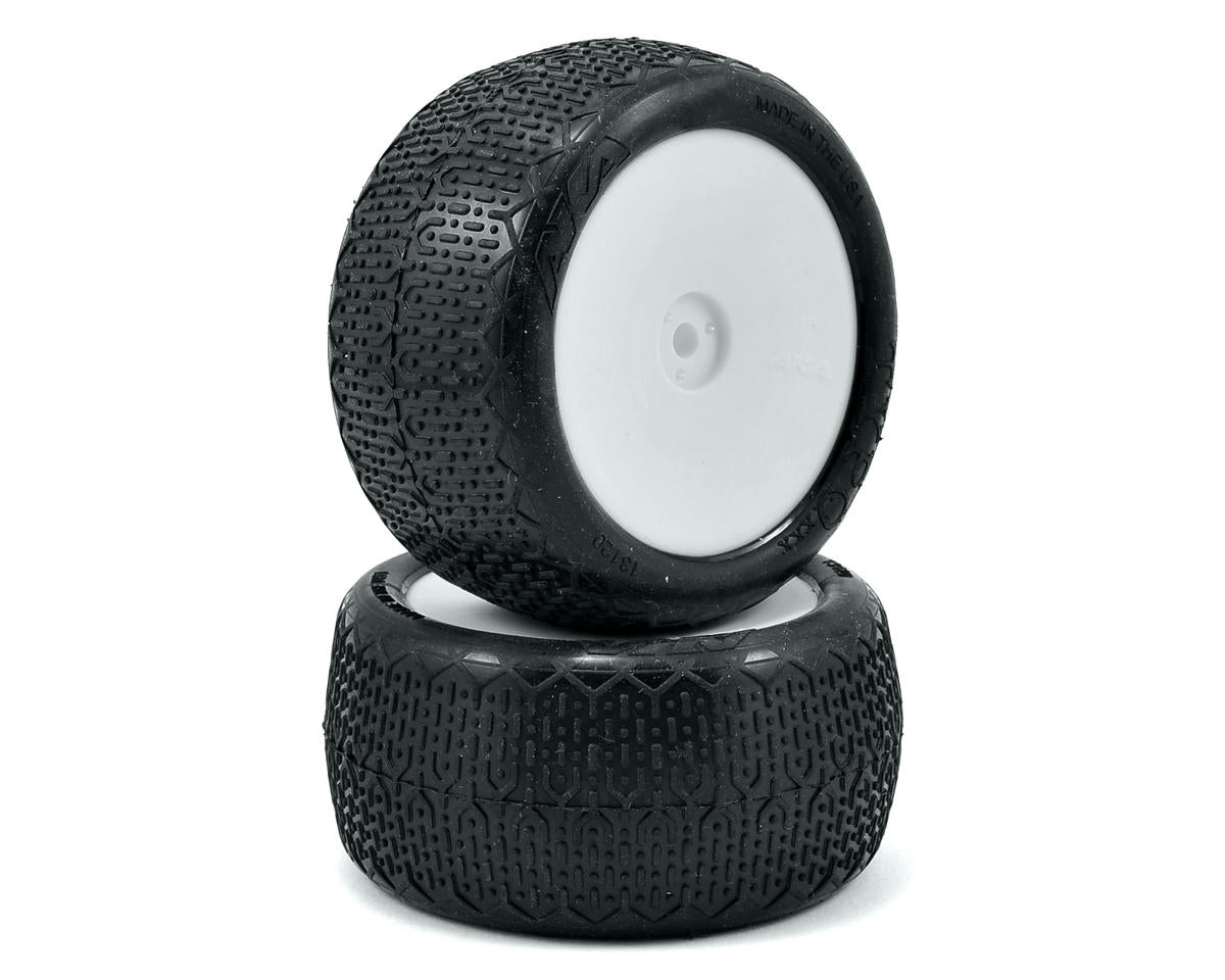 AKA "EVO" Typo 2.4" Rear Buggy Pre-Mounted Tires (2) (White) Ultra Soft