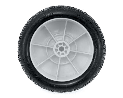 AKA "EVO" Typo 2.4" Rear Buggy Pre-Mounted Tires (2) (White) Ultra Soft
