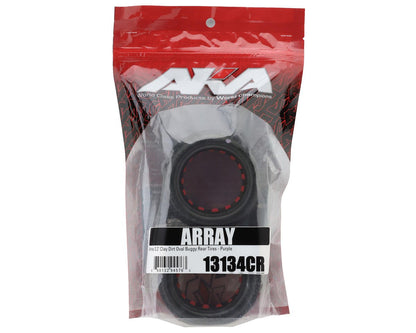 AKA Array 2.2" Rear Buggy Dirt Oval Tires (2) (Clay)
