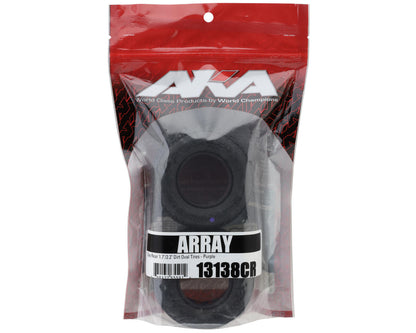 AKA Array 1.7"/2.2" Rear Buggy Dirt Oval Tires (2) (Clay)