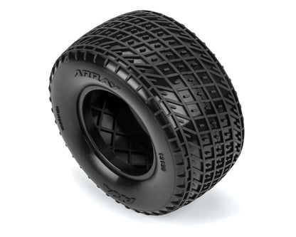 AKA Array 1.7"/2.2" Rear Buggy Dirt Oval Tires (2) (Clay)