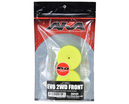 AKA 12mm Hex "EVO" Front Wheels (2) (B6/RB6) (Yellow)