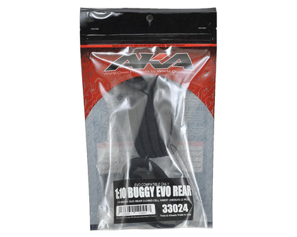 ***CLEARANCE AKA EVO 1/10 2.4 Rear Buggy Closed Cell Inserts (Black) (2) (Medium)
