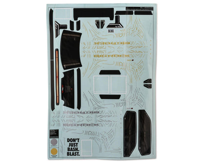 Arrma Big Rock 4X4 Cab Trimmed Body (Clear)