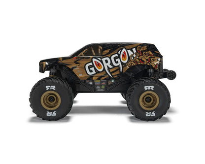Arrma Gorgon Grom 4x4 1/16 RTR Brushed Monster Truck (Yellow) w/SLT2 2.4GHz Radio, Battery & Charger