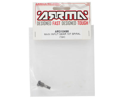 Arrma Spiral Cut Input Gear (10T)