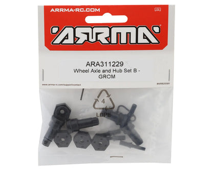 Arrma Mojave Grom Wheel Axles & Hubs Set (B)