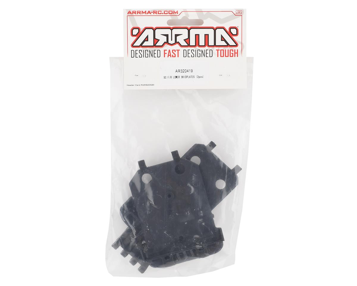 Arrma 4x4 Senton Mega F/R Lower Skid Plate (2)