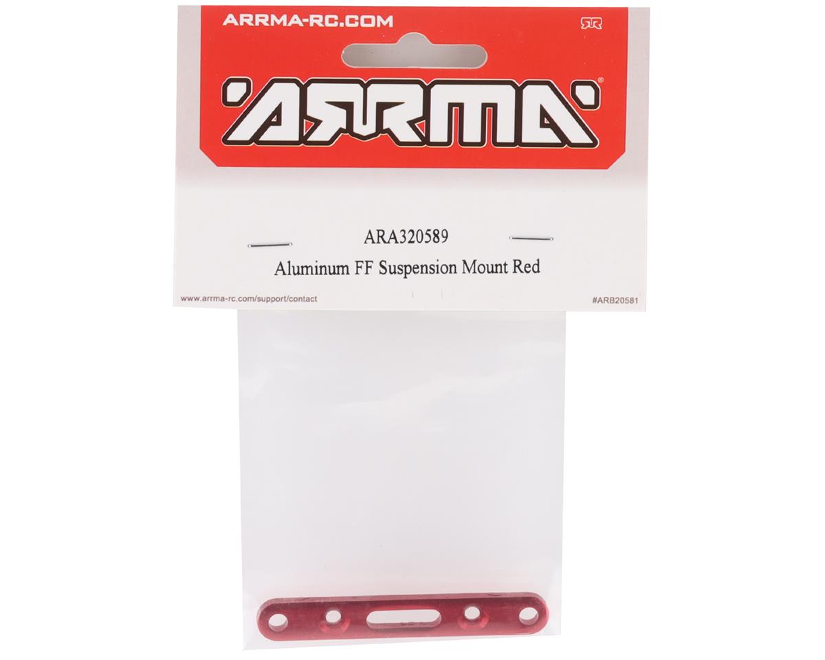 Arrma Mega/3S BLX Aluminum Front Suspension Mount (Red) F/F