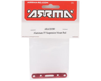Arrma Mega/3S BLX Aluminum Front Suspension Mount (Red) F/F
