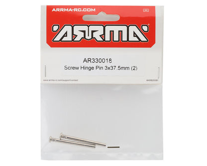 Arrma 3x37.5mm Screw Hinge Pin Set (2)