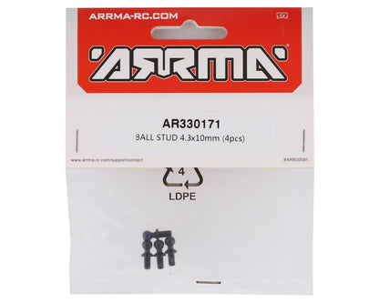 Arrma Ball Stud 4.3x10mm (4)