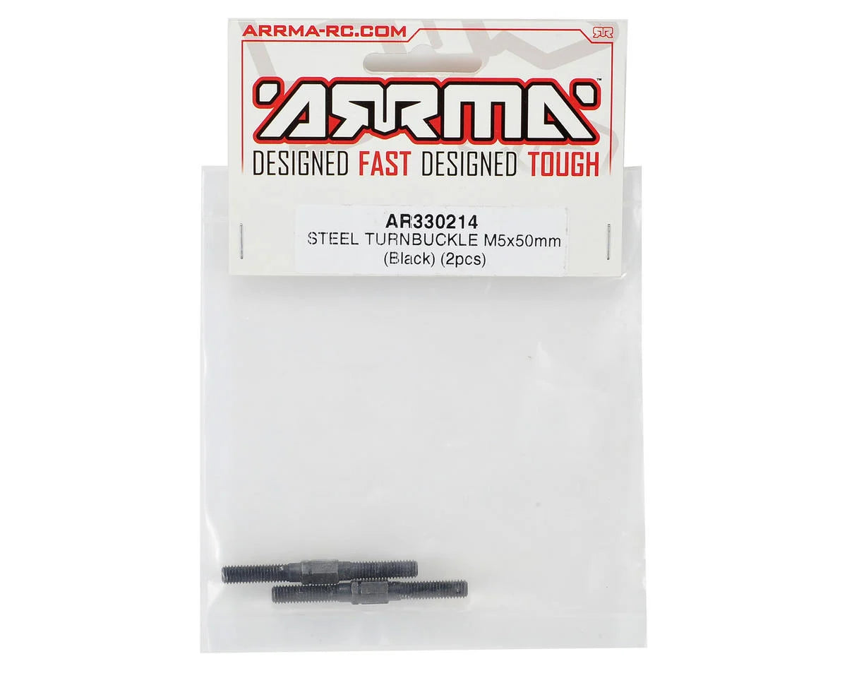 Arrma 5x50mm Steel Turnbuckle (2)