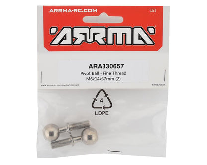 Arrma 6x14x37mm Pivot Ball (2)