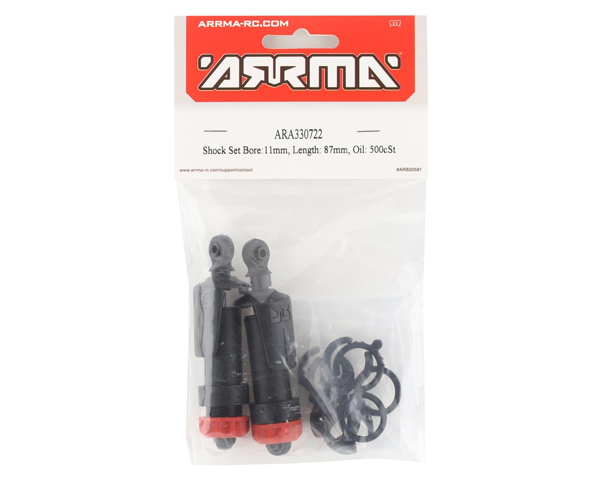 Arrma Vorteks 3S BLX Front Shock Set (2) (87mm)