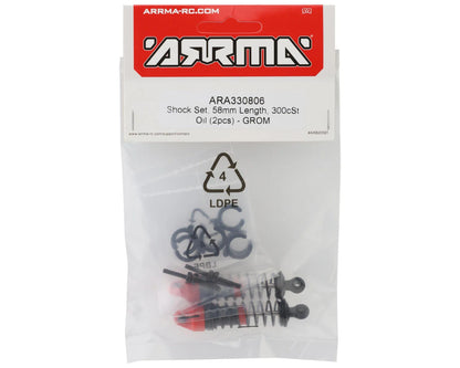 Arrma 58mm Shock Set (Granite/Mojave Grom)