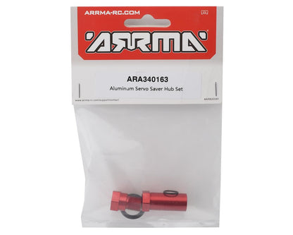 Arrma BLX/Roller Aluminum Servo Saver Hub Set (Red)