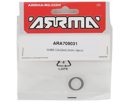 Arrma 13x16x0.2mm Washer (4)
