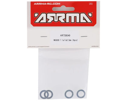 Arrma 7.1x11x0.5mm Washer (4)