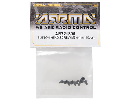 Arrma 3x5mm Button Head Screw (10)