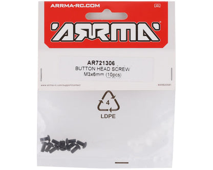 Arrma 3x6mm Button Head Screw (10)