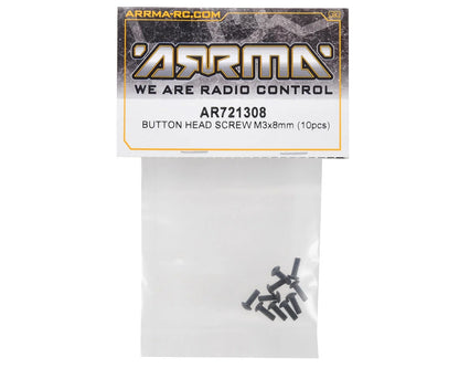 Arrma 3x8mm Button Head Screw (10)