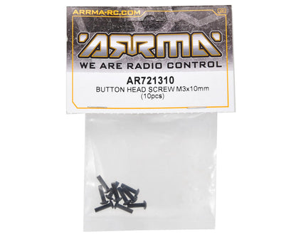 Arrma 3x10mm Button Head Screw (10)