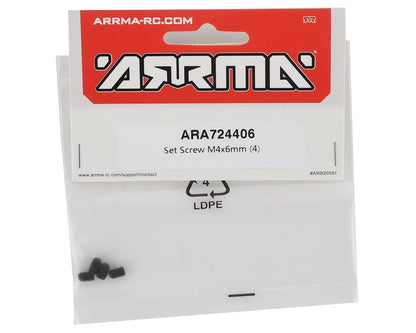 M4x6mm Set Screw (4) Arrma