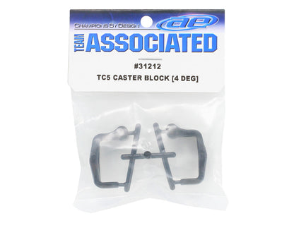 Team Associated Caster Block Set (4°) (TC5)