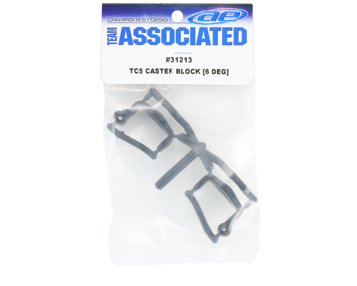 Team Associated Caster Block Set (6°) (TC5)