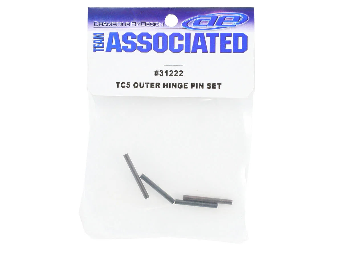 Team Associated Outer Hinge Pin Set (4) (TC)