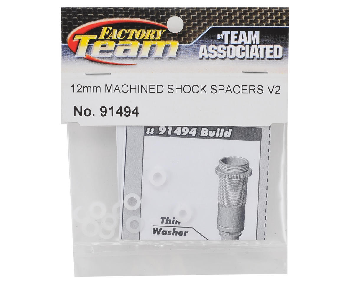 Team Associated 12mm Big Bore V2 Machined Shock Spacers